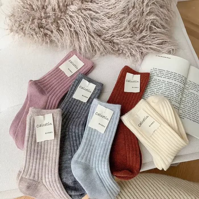 Chaussettes en laine de cachemire plus épaisses pour femmes