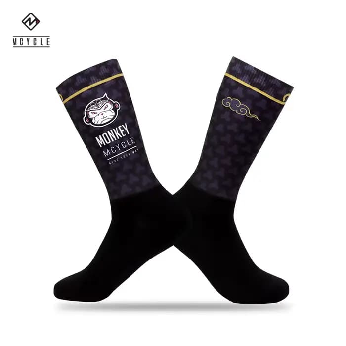 Mcycle-Chaussettes de sport respirantes et durables de haute qualité, pour vélo, randonnée, course à pied, cyclisme aérodynamique