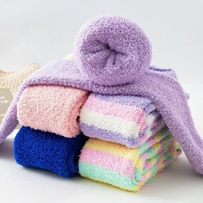 Jambières pour femmes, bas d'hiver en molleton de corail