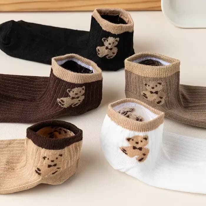 5 paires de chaussettes courtes pour femmes