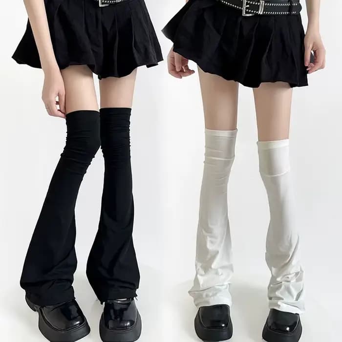 Chaussettes hautes en coton mélangé pour femmes