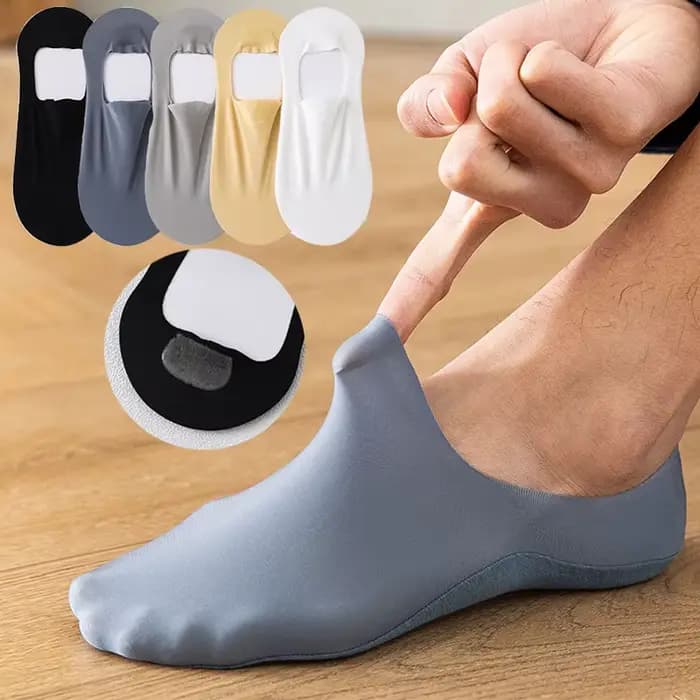 Chaussettes en soie glacée pour hommes