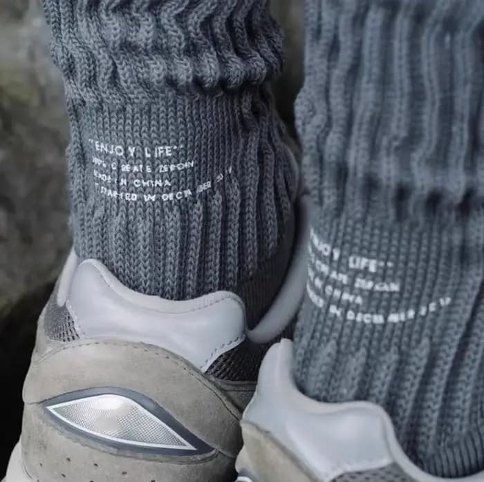 Chaussettes de sport épaisses vintage japonaises pour hommes