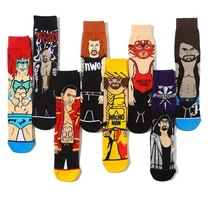 WWE – chaussettes personnalisées pour hommes