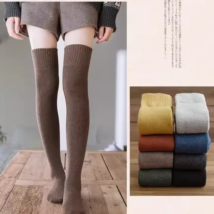 Chaussettes longues chaudes d'hiver