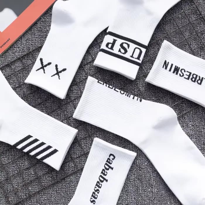 Chaussettes courtes en coton pour hommes