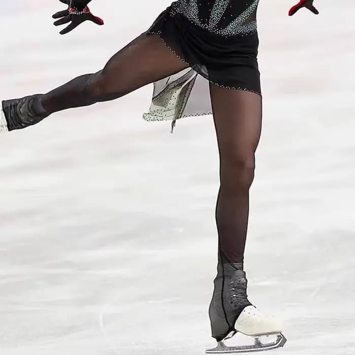 Collants d'entraînement pour patinage artistique