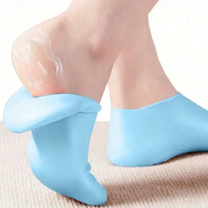 Chaussettes hydratantes pour les pieds, chaussettes en silicone pour les pieds secs et gercés, chaussettes pour femmes pour hydrater et masser