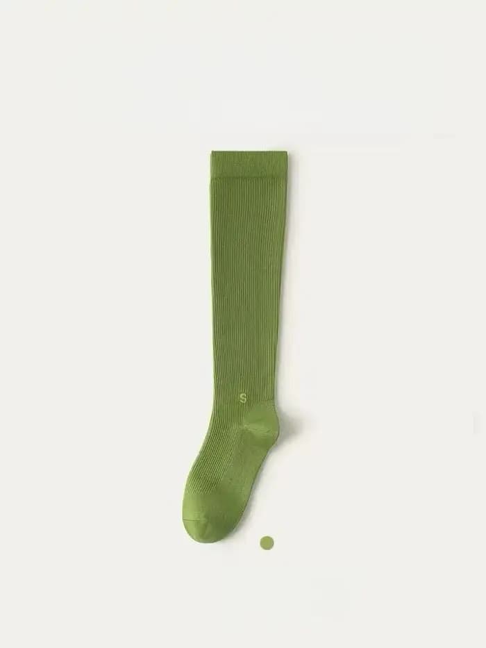 Chaussettes de compression pour mollets, pour course à pied, professionnelles, pour femmes, haute élasticité, respirantes, universelles, toutes saisons, pour le sport