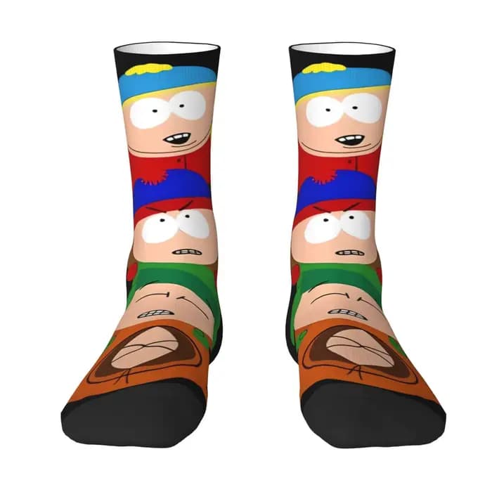 Chaussette en laine unisexe S-southpark Theme Breaking Park RNCan High FS