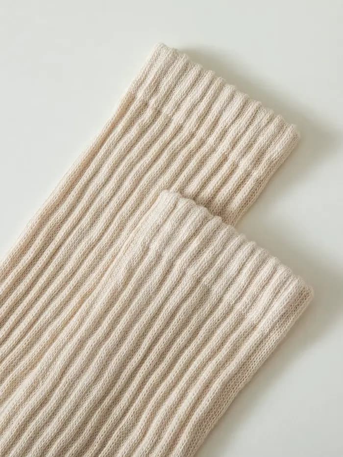 Chaussettes de cuisse monochromes pour femmes