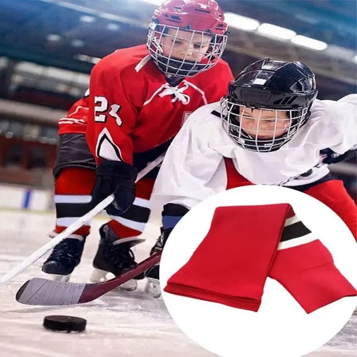 1 paire de chaussettes de hockey sur glace pour hommes et femmes