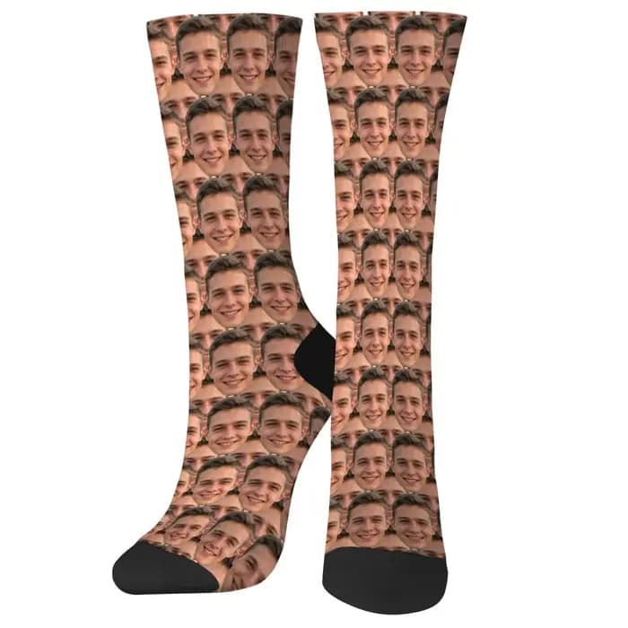 Chaussettes personnalisées avec photo