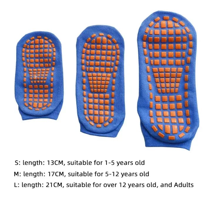 1 paire enfants adultes anti-dérapant chaussette Trampoline