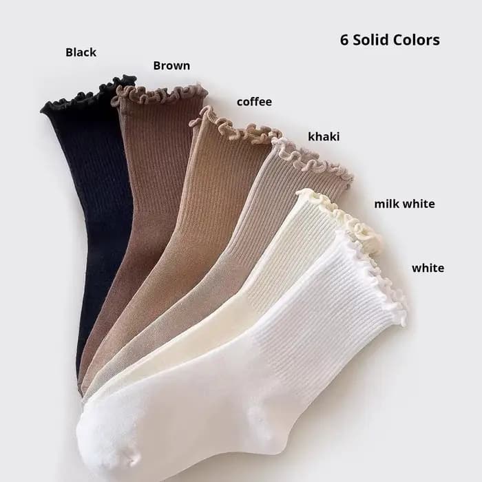 Chaussettes en coton pour femmes et filles