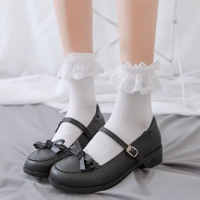Chaussettes en dentelle pour femmes