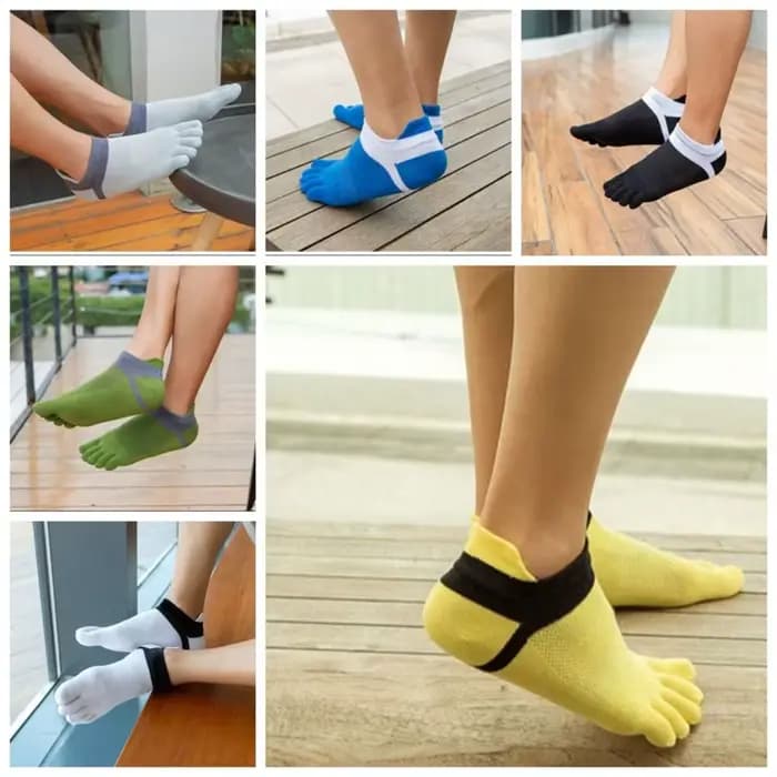 1 paire de chaussettes à cinq doigts EU38-44