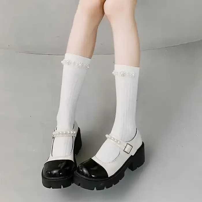 Chaussettes perlées personnalisées
