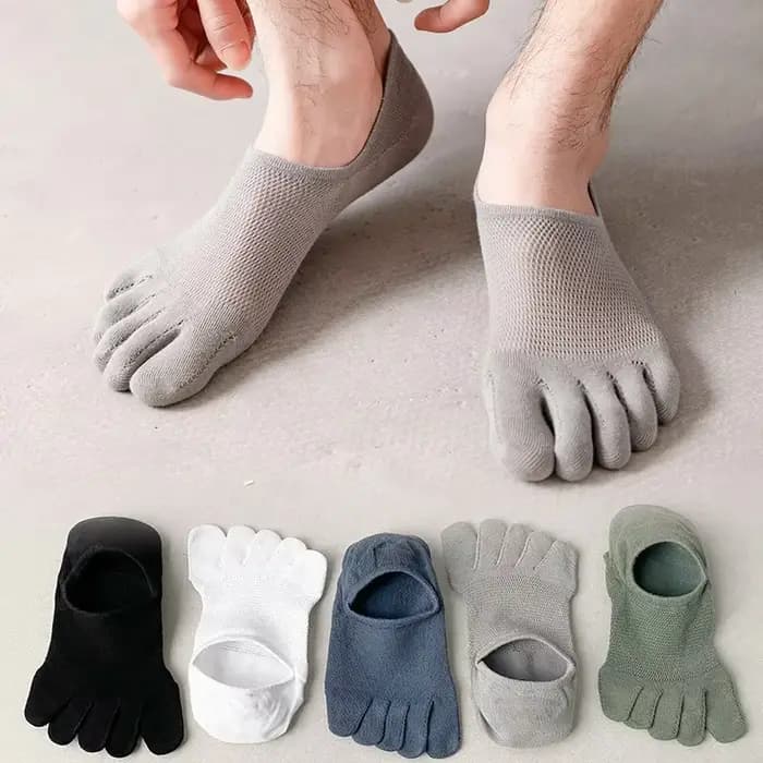 Chaussettes d'été à cinq doigts pour hommes