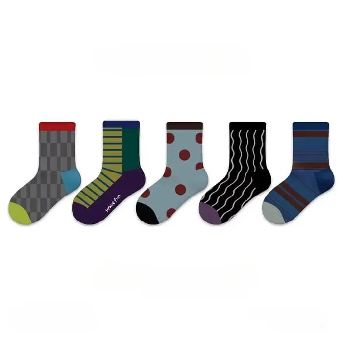 1928 chaussettes pour enfants 5 paires/lot automne et hiver nouveau à pois couleur correspondant bébé garçons chaussettes désossées chaussettes
