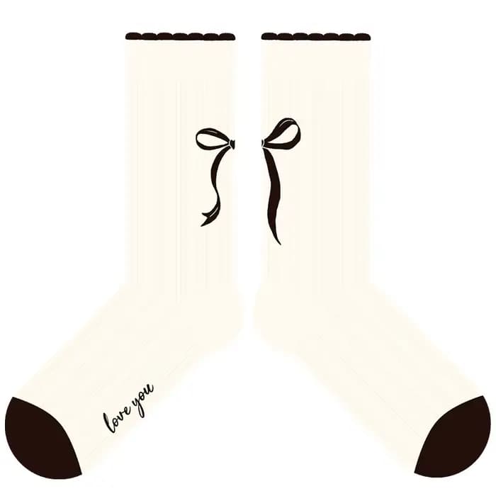 Chaussettes mi-tube respirantes pour femmes