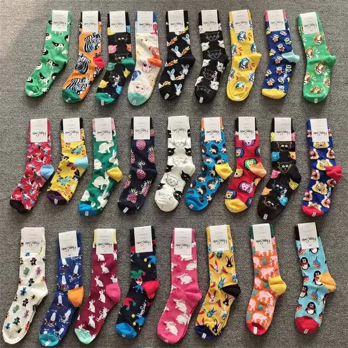 Happy Socks – chaussettes mi-tube pour femmes