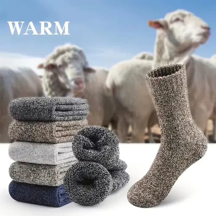 Chaussons en laine mérinos pour hommes