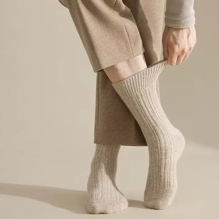 Chaussettes chaudes en laine mérinos pour hommes et femmes