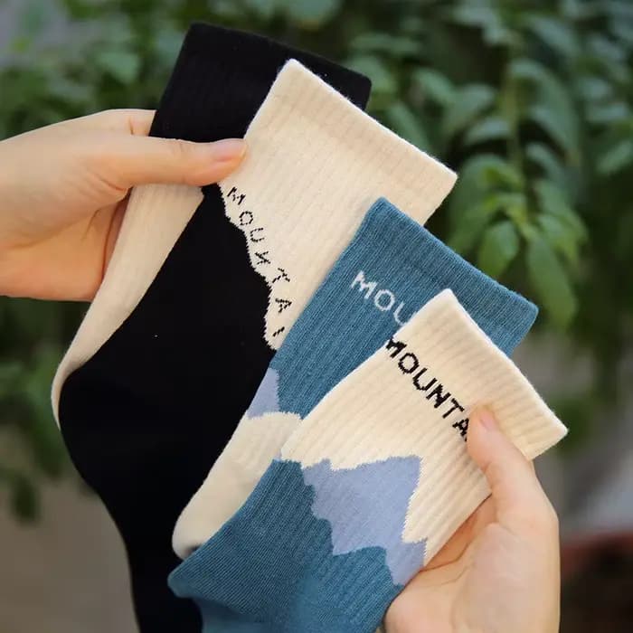 Chaussettes respirantes en coton pour hommes