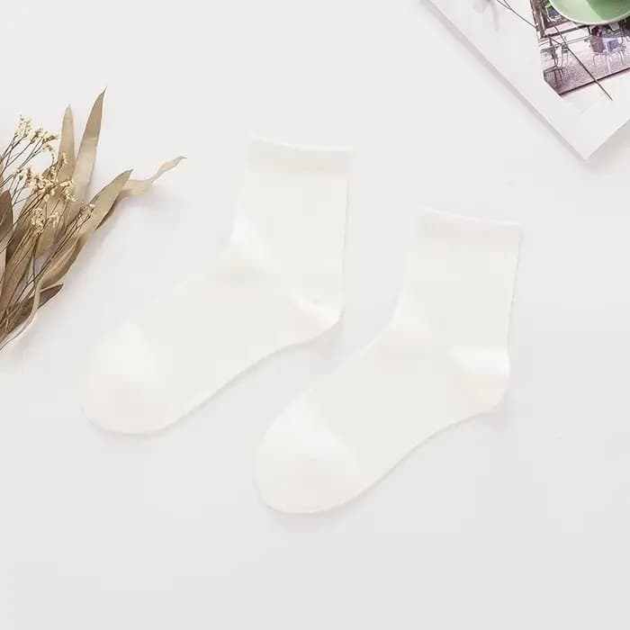 InjSocks-Chaussettes noires mi-mollet pour femmes