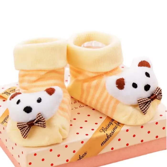 Chaussettes pour bébé, pantoufles de jouets pour filles et garçons