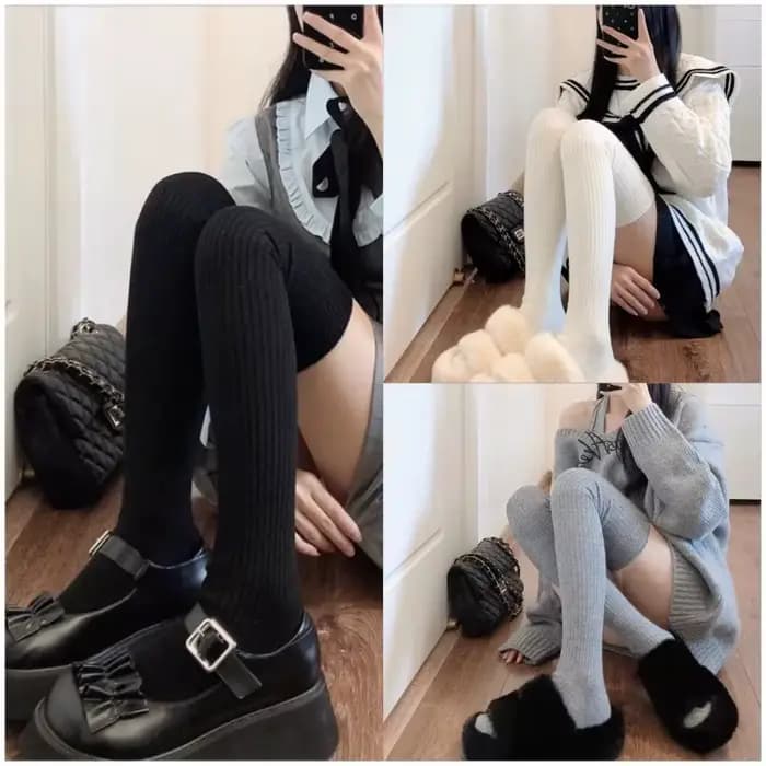 Femmes chaussettes longues cachemire