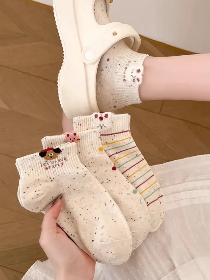 5 paires de chaussettes pour femmes