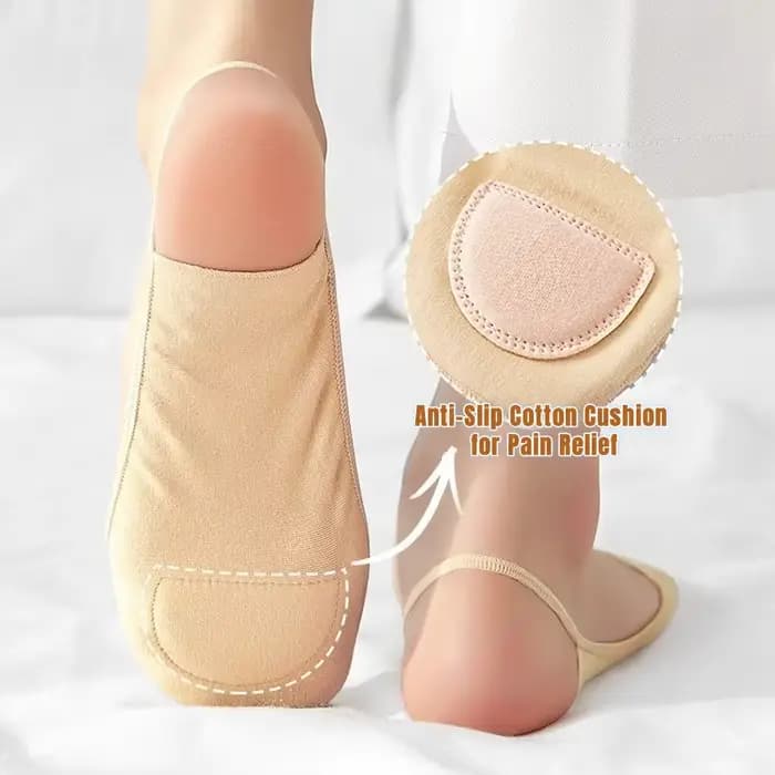 Chaussettes invisibles en coton pour femmes