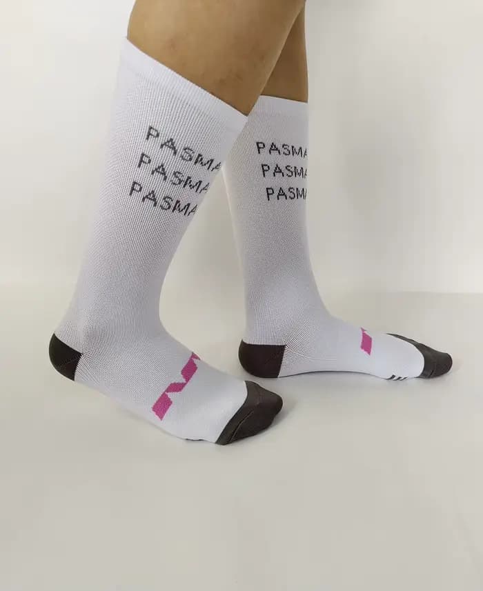 PASMAAP chaussettes de cyclisme professionnelles hommes femmes respirant anti-dérapant chaussettes de vélo de route chaussettes de cyclisme vtt vélo sport chaussettes de course