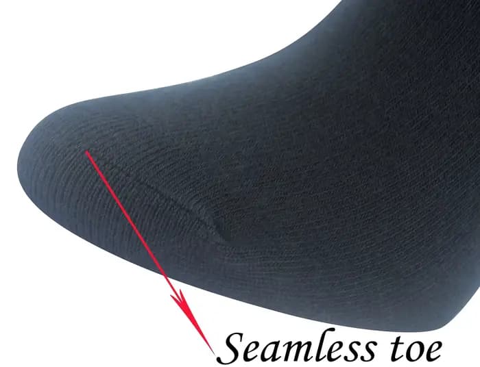 Chaussettes d'équipage diabétiques en bambou pour femmes