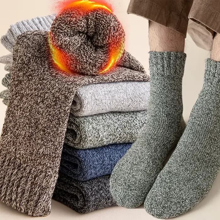 Chaussettes en laine mérinos pour homme