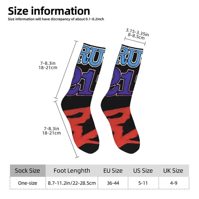 Rush Rock Band chaussettes bas décontractés