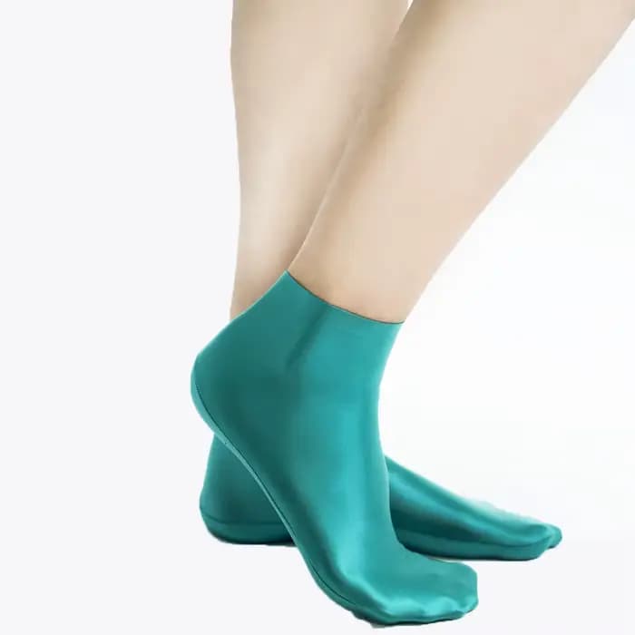 MJINM femmes brillant lisse sport respirant sans couture décontracté cheville chaussettes haute élasticité confortable