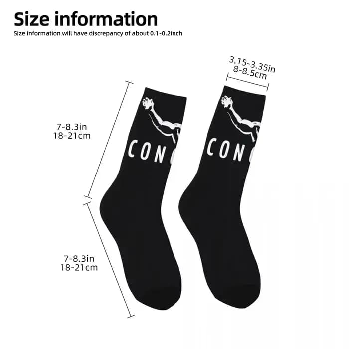 Chaussettes imprimées décontractées pour hommes et femmes