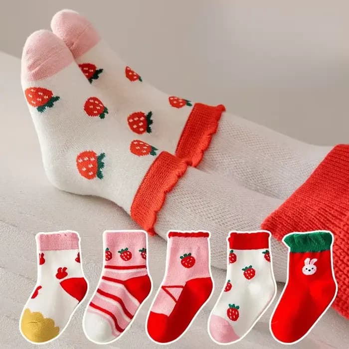 5 paires enfants garçons chaussettes Tennis
