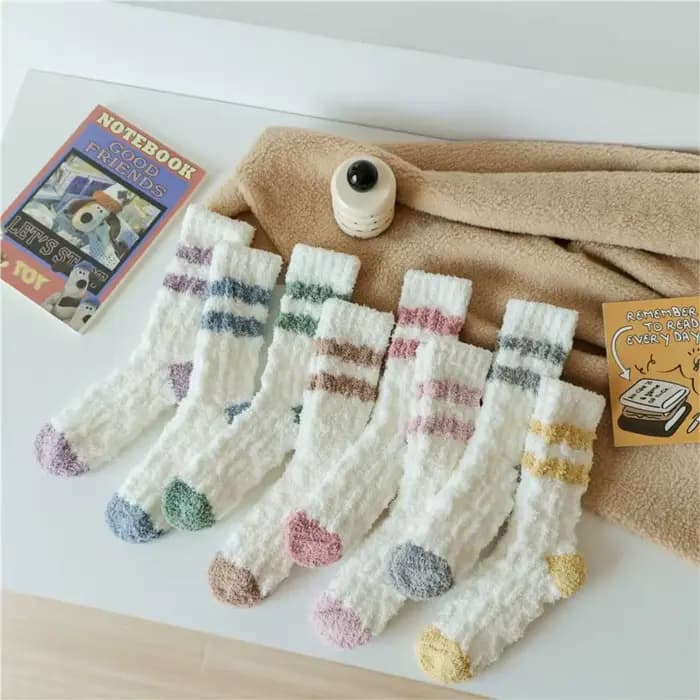 Chaussettes en molleton de corail pour femmes