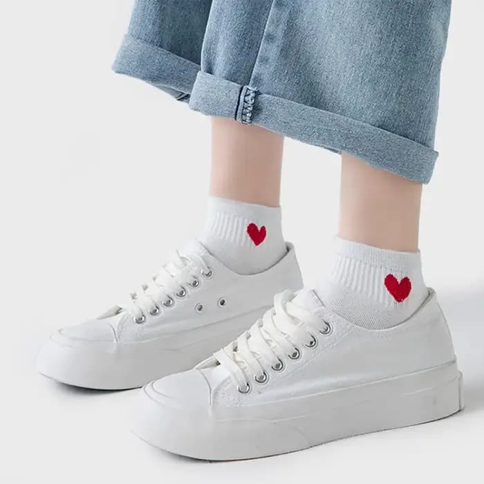 5 paires de chaussettes basses pour femmes