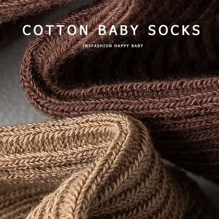 Chaussettes en coton peigné pour bébé fille de 0 à 12 mois