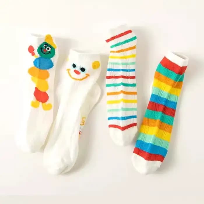 Chaussettes tube en maille pour enfants