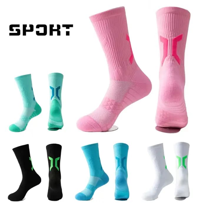 1/3 paires de chaussettes de basket-ball professionnelles pour hommes avec fond de serviette épais chaussettes de sport respirantes chaussettes de badminton longues pour hommes