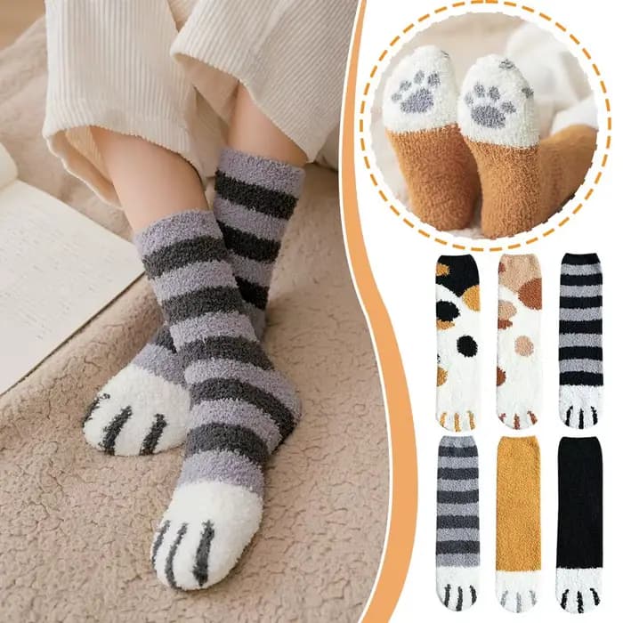 Chaussettes chaudes moelleuses pour femmes