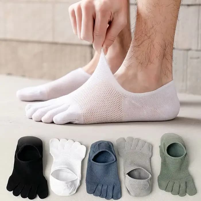 Chaussettes d'été à cinq doigts pour hommes