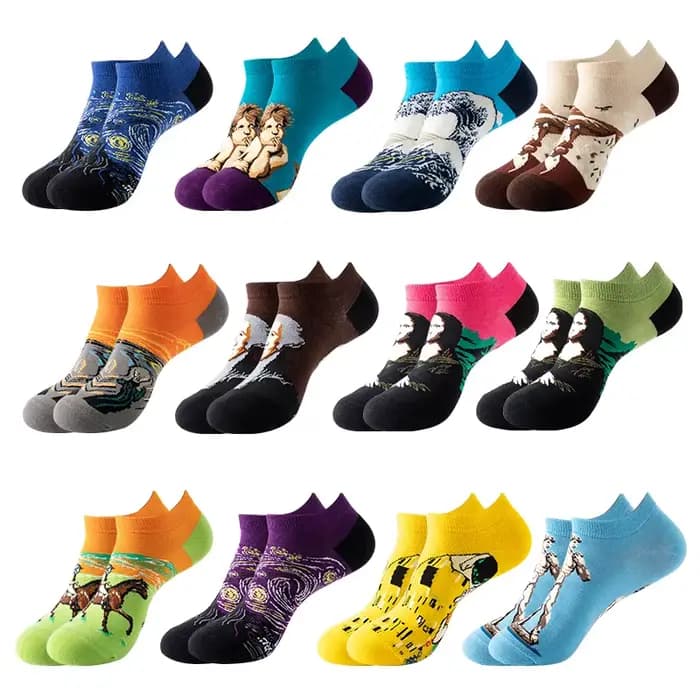 Chaussettes courtes respirantes pour hommes et femmes