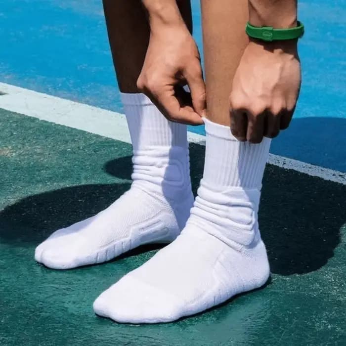 Chaussettes de basket-ball pour hommes, antidérapantes, confortables, de sport, bas de serviette, mi-longues, pour course à pied, cyclisme, course à pied